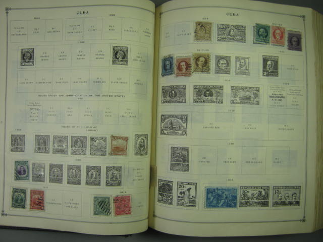 Vtg Scott International Junior Postage Stamp Album Collection Lot Copyright 1943 81
