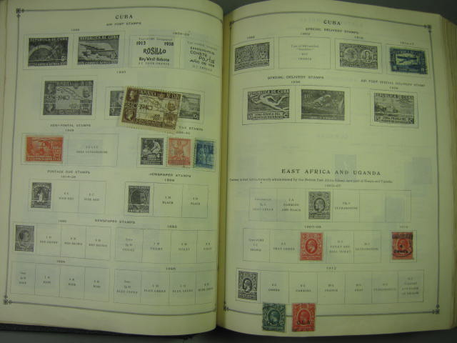 Vtg Scott International Junior Postage Stamp Album Collection Lot Copyright 1943 83