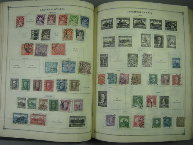 Vtg Scott International Junior Postage Stamp Album Collection Lot Copyright 1943 86