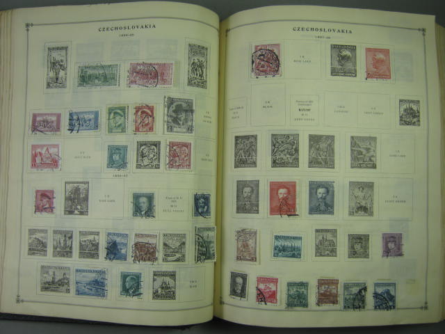 Vtg Scott International Junior Postage Stamp Album Collection Lot Copyright 1943 87