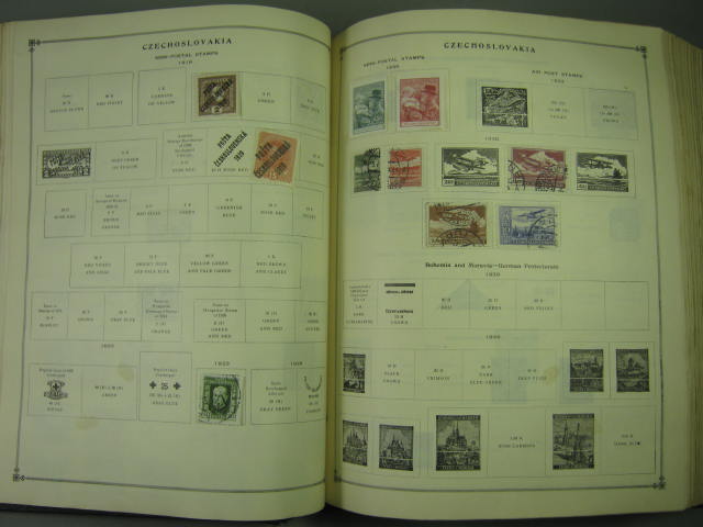 Vtg Scott International Junior Postage Stamp Album Collection Lot Copyright 1943 89