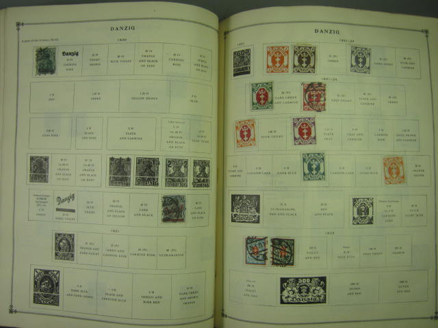 Vtg Scott International Junior Postage Stamp Album Collection Lot Copyright 1943 91