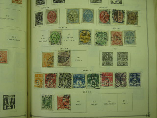 Vtg Scott International Junior Postage Stamp Album Collection Lot Copyright 1943 93