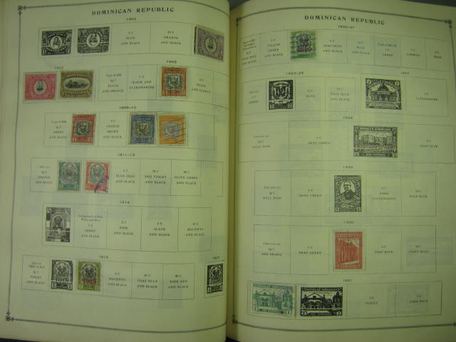 Vtg Scott International Junior Postage Stamp Album Collection Lot Copyright 1943 95