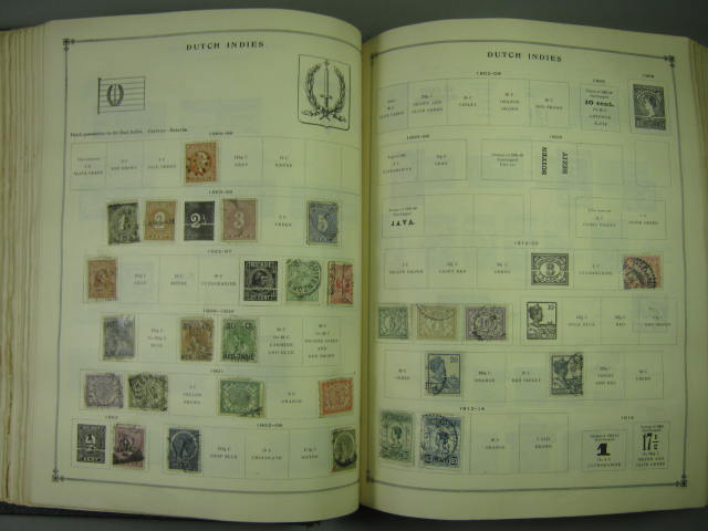 Vtg Scott International Junior Postage Stamp Album Collection Lot Copyright 1943 96