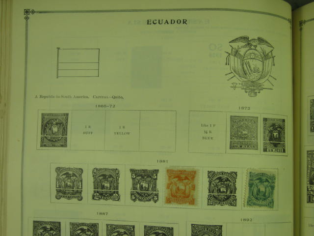 Vtg Scott International Junior Postage Stamp Album Collection Lot Copyright 1943 97