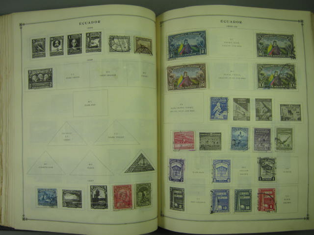 Vtg Scott International Junior Postage Stamp Album Collection Lot Copyright 1943 99