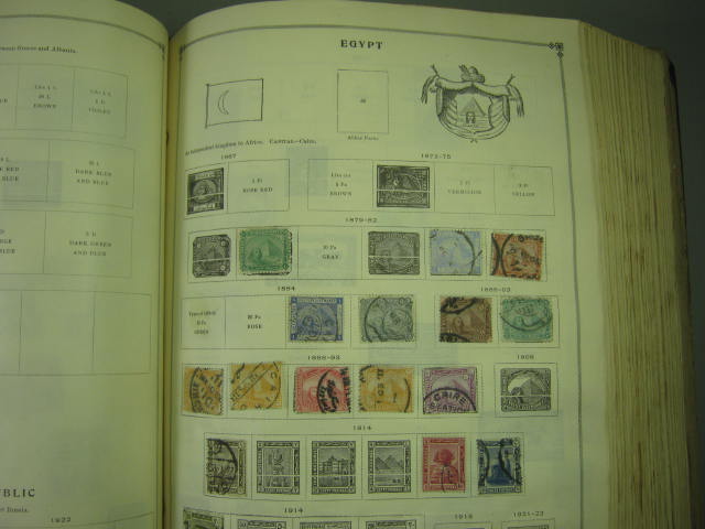 Vtg Scott International Junior Postage Stamp Album Collection Lot Copyright 1943 102