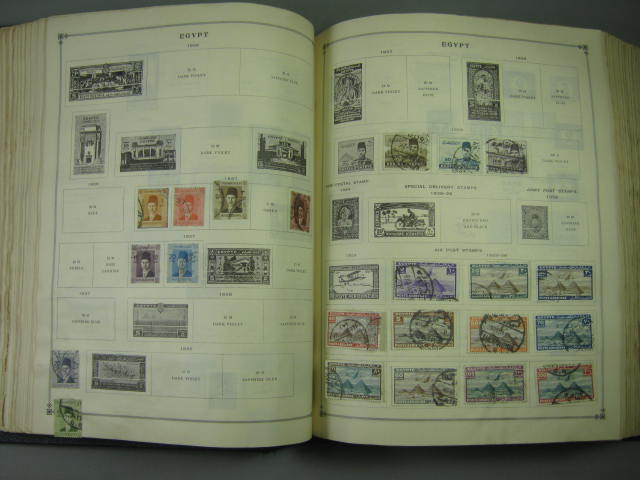 Vtg Scott International Junior Postage Stamp Album Collection Lot Copyright 1943 104