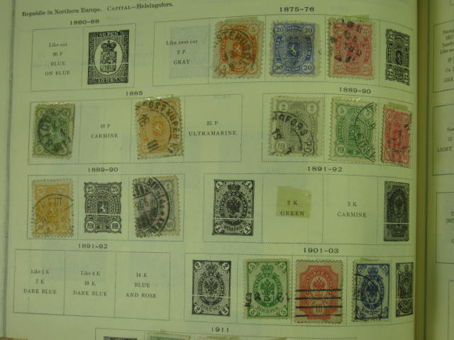 Vtg Scott International Junior Postage Stamp Album Collection Lot Copyright 1943 107
