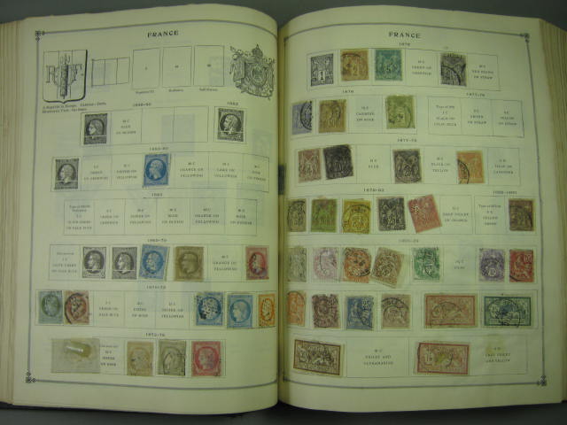 Vtg Scott International Junior Postage Stamp Album Collection Lot Copyright 1943 108