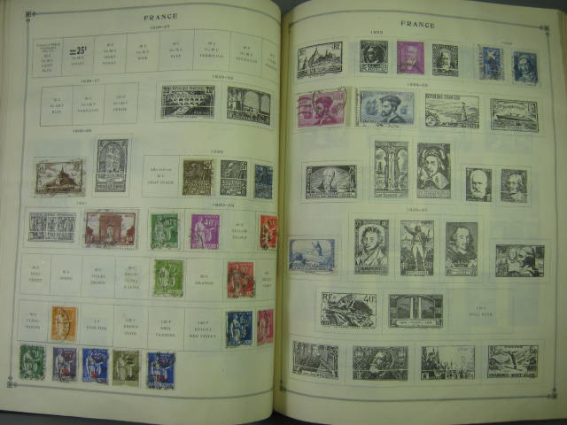 Vtg Scott International Junior Postage Stamp Album Collection Lot Copyright 1943 111