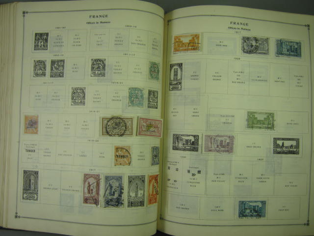 Vtg Scott International Junior Postage Stamp Album Collection Lot Copyright 1943 113