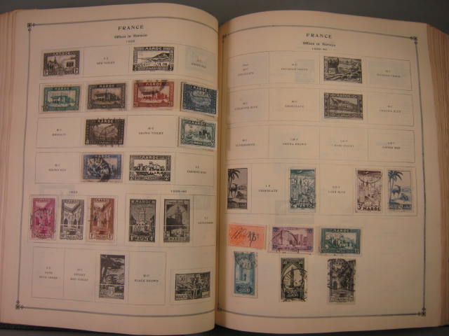Vtg Scott International Junior Postage Stamp Album Collection Lot Copyright 1943 114