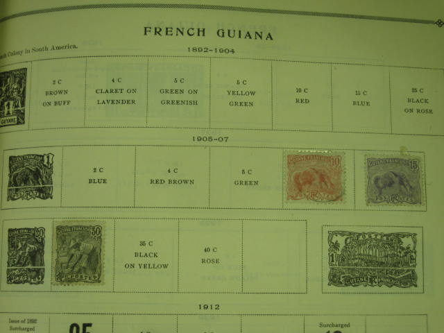 Vtg Scott International Junior Postage Stamp Album Collection Lot Copyright 1943 115