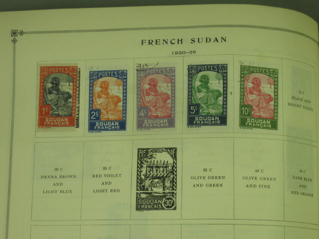 Vtg Scott International Junior Postage Stamp Album Collection Lot Copyright 1943 116