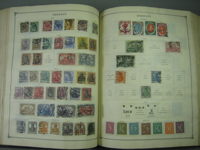 Vtg Scott International Junior Postage Stamp Album Collection Lot Copyright 1943 118
