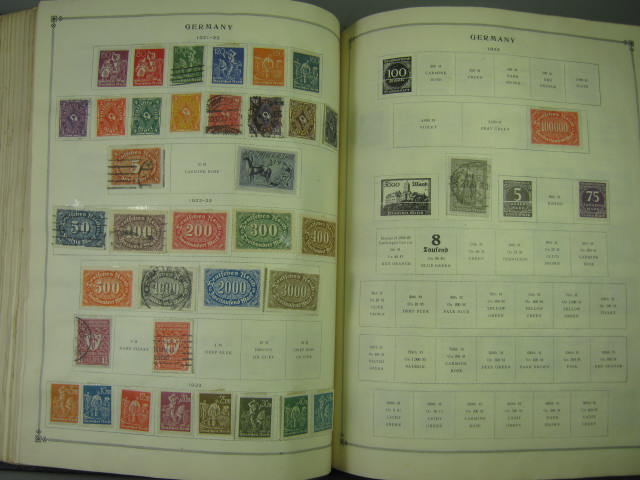 Vtg Scott International Junior Postage Stamp Album Collection Lot Copyright 1943 119