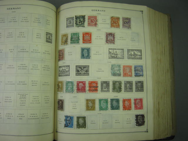 Vtg Scott International Junior Postage Stamp Album Collection Lot Copyright 1943 120