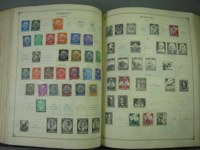 Vtg Scott International Junior Postage Stamp Album Collection Lot Copyright 1943 121