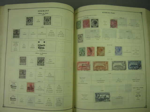 Vtg Scott International Junior Postage Stamp Album Collection Lot Copyright 1943 124