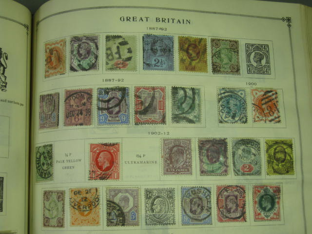 Vtg Scott International Junior Postage Stamp Album Collection Lot Copyright 1943 128
