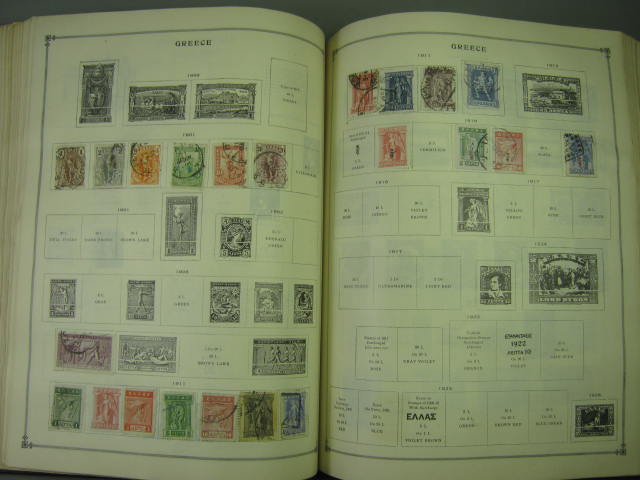 Vtg Scott International Junior Postage Stamp Album Collection Lot Copyright 1943 132