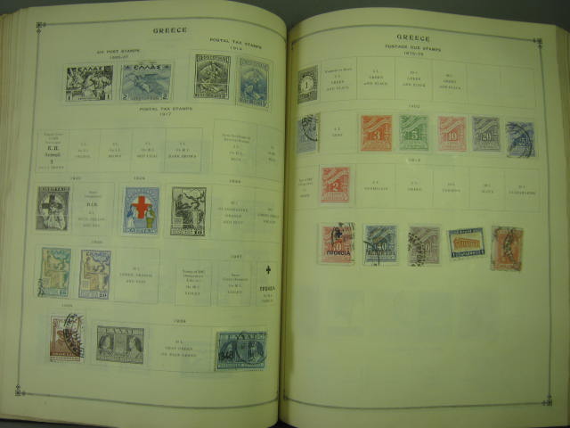 Vtg Scott International Junior Postage Stamp Album Collection Lot Copyright 1943 134
