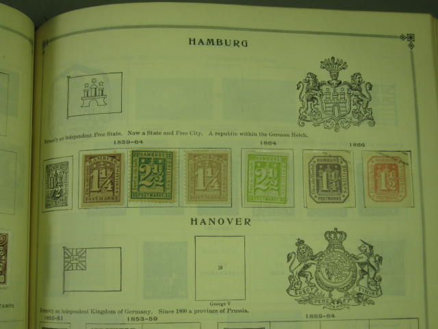Vtg Scott International Junior Postage Stamp Album Collection Lot Copyright 1943 135