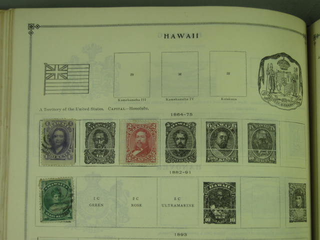 Vtg Scott International Junior Postage Stamp Album Collection Lot Copyright 1943 136