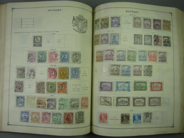 Vtg Scott International Junior Postage Stamp Album Collection Lot Copyright 1943 139