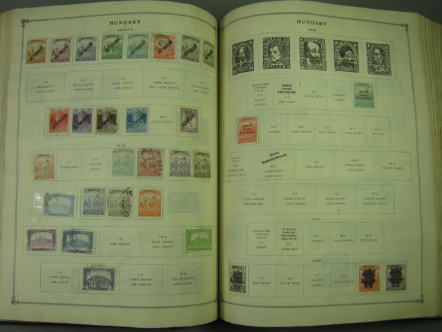 Vtg Scott International Junior Postage Stamp Album Collection Lot Copyright 1943 140