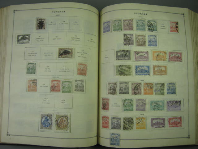 Vtg Scott International Junior Postage Stamp Album Collection Lot Copyright 1943 141