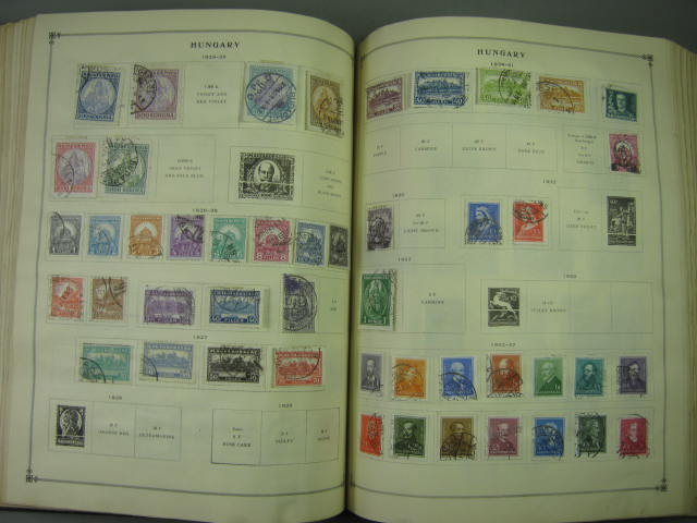 Vtg Scott International Junior Postage Stamp Album Collection Lot Copyright 1943 142