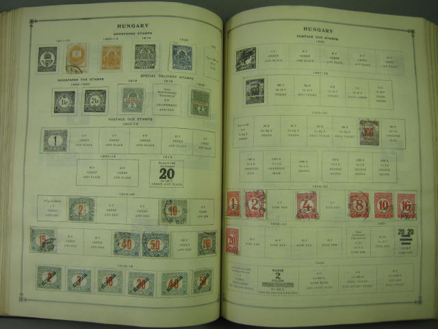 Vtg Scott International Junior Postage Stamp Album Collection Lot Copyright 1943 145