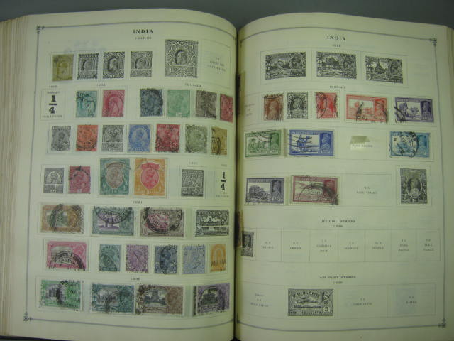 Vtg Scott International Junior Postage Stamp Album Collection Lot Copyright 1943 149