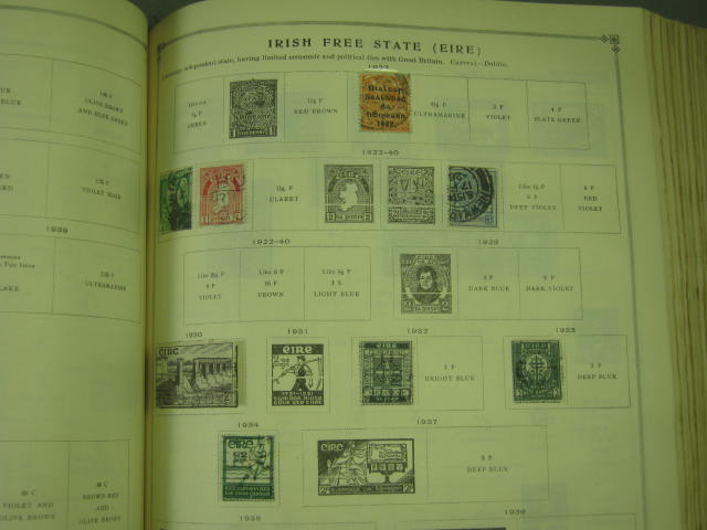 Vtg Scott International Junior Postage Stamp Album Collection Lot Copyright 1943 153