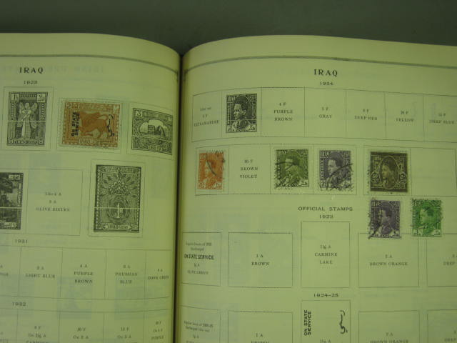 Vtg Scott International Junior Postage Stamp Album Collection Lot Copyright 1943 154