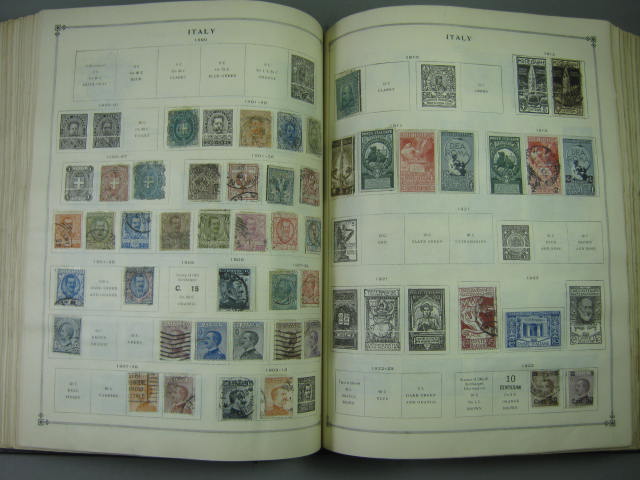 Vtg Scott International Junior Postage Stamp Album Collection Lot Copyright 1943 158