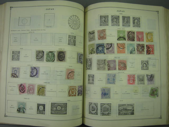 Vtg Scott International Junior Postage Stamp Album Collection Lot Copyright 1943 162