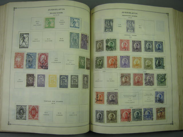 Vtg Scott International Junior Postage Stamp Album Collection Lot Copyright 1943 164