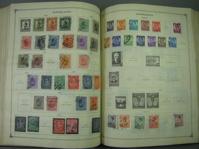 Vtg Scott International Junior Postage Stamp Album Collection Lot Copyright 1943 165