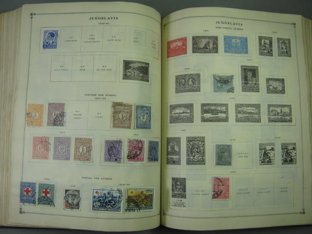 Vtg Scott International Junior Postage Stamp Album Collection Lot Copyright 1943 166