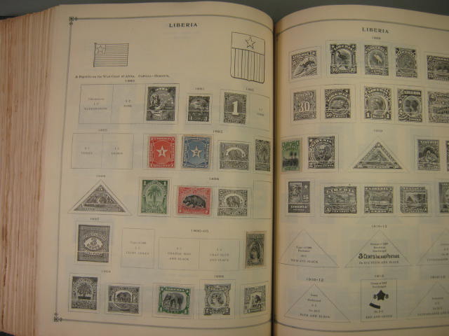 Vtg Scott International Junior Postage Stamp Album Collection Lot Copyright 1943 169