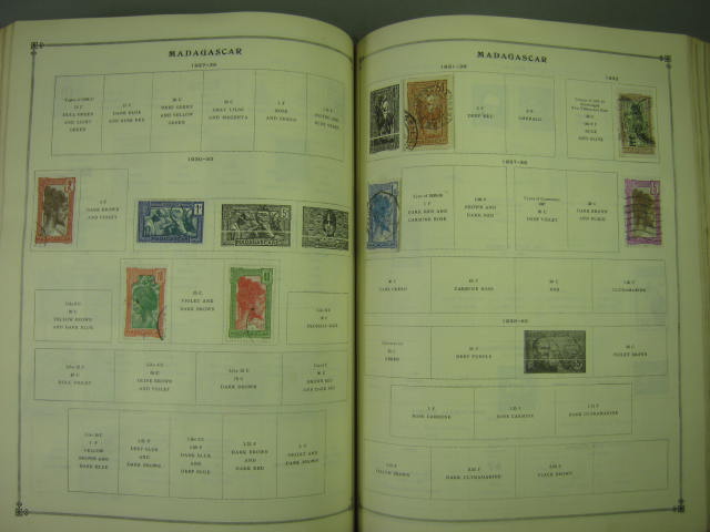 Vtg Scott International Junior Postage Stamp Album Collection Lot Copyright 1943 176