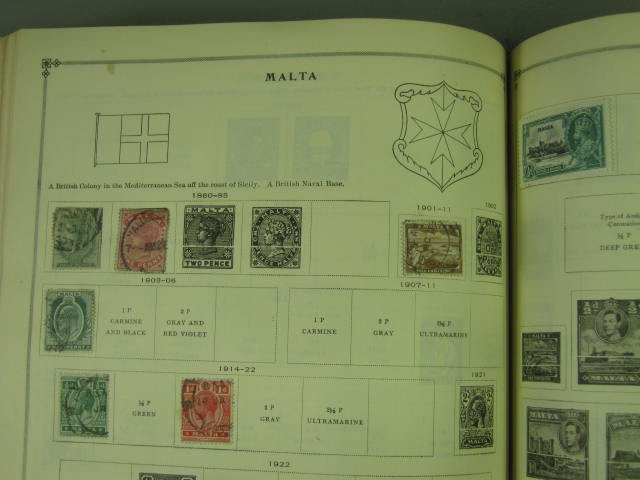Vtg Scott International Junior Postage Stamp Album Collection Lot Copyright 1943 177