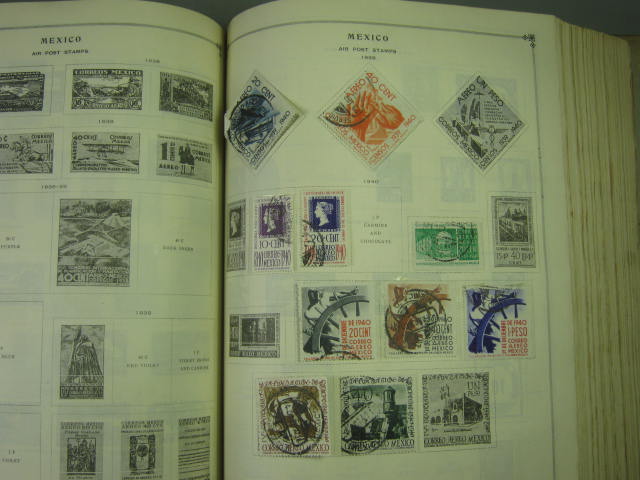Vtg Scott International Junior Postage Stamp Album Collection Lot Copyright 1943 186