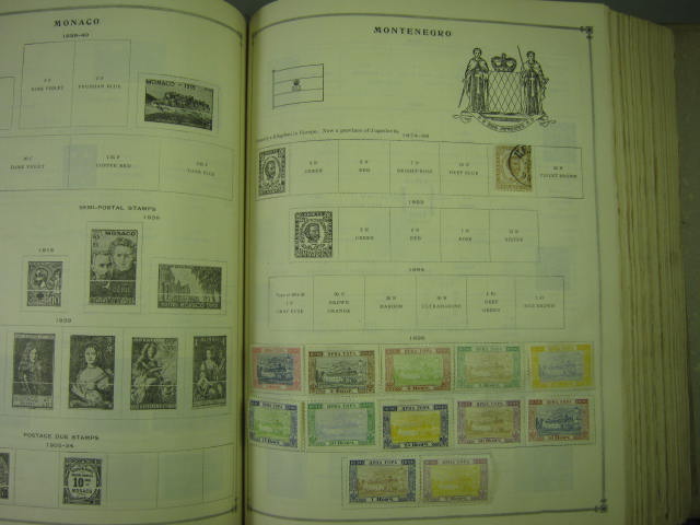 Vtg Scott International Junior Postage Stamp Album Collection Lot Copyright 1943 189