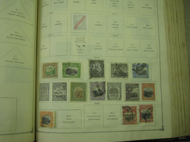 Vtg Scott International Junior Postage Stamp Album Collection Lot Copyright 1943 192
