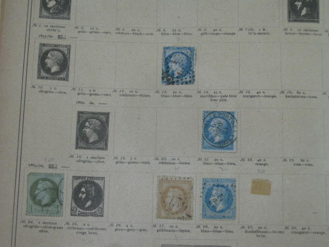 Antique Vtg International Postage Stamp Collection Album Lot 1860s-1970s Scott? 4